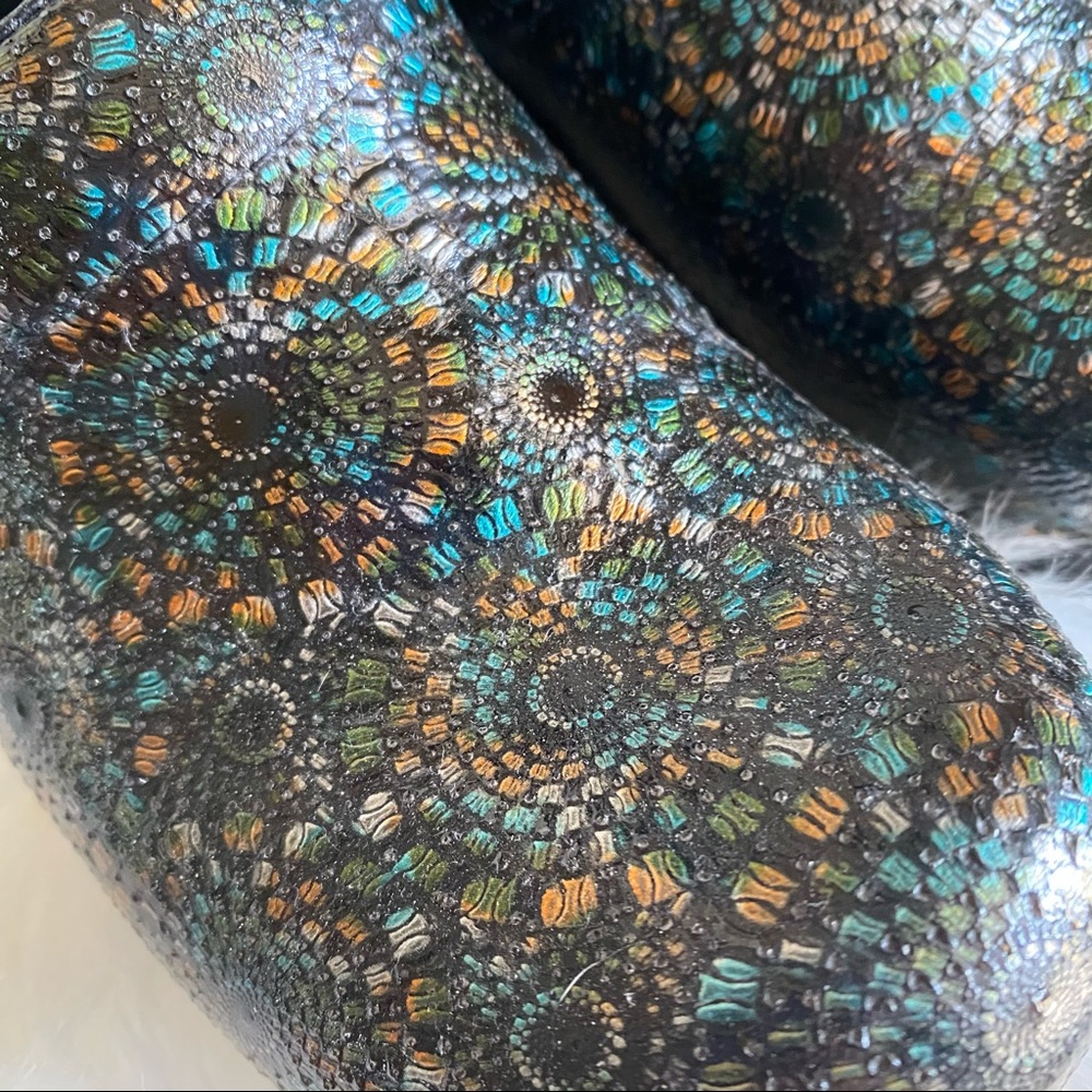 Dansko Professional Clog Metallic Sunburst Pattern - image 2